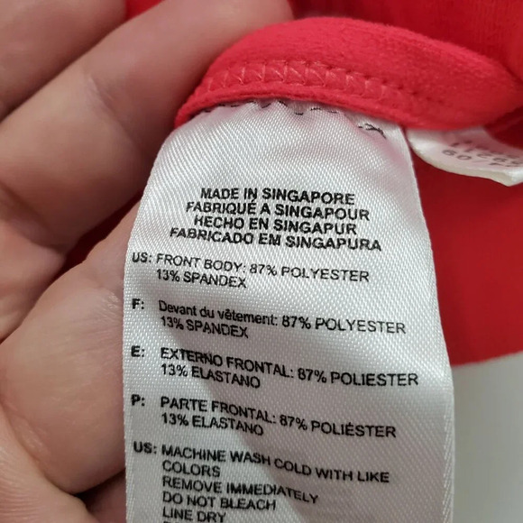 Adidas‎ ClimaCool Women's Y2K Red Pull On Wireless Racerback Sports Bra Size S - Picture 4 of 6